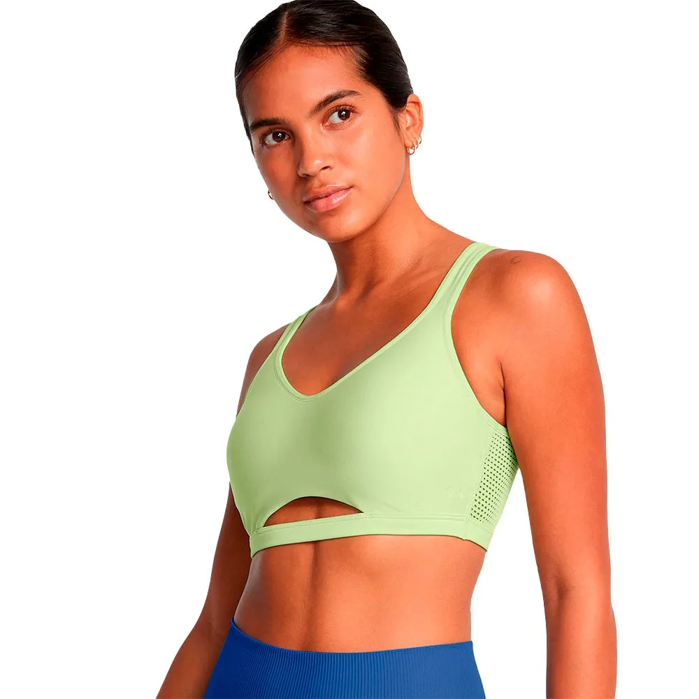 

Спортивный топ Under Armour Infinity Mesh low support, зеленый