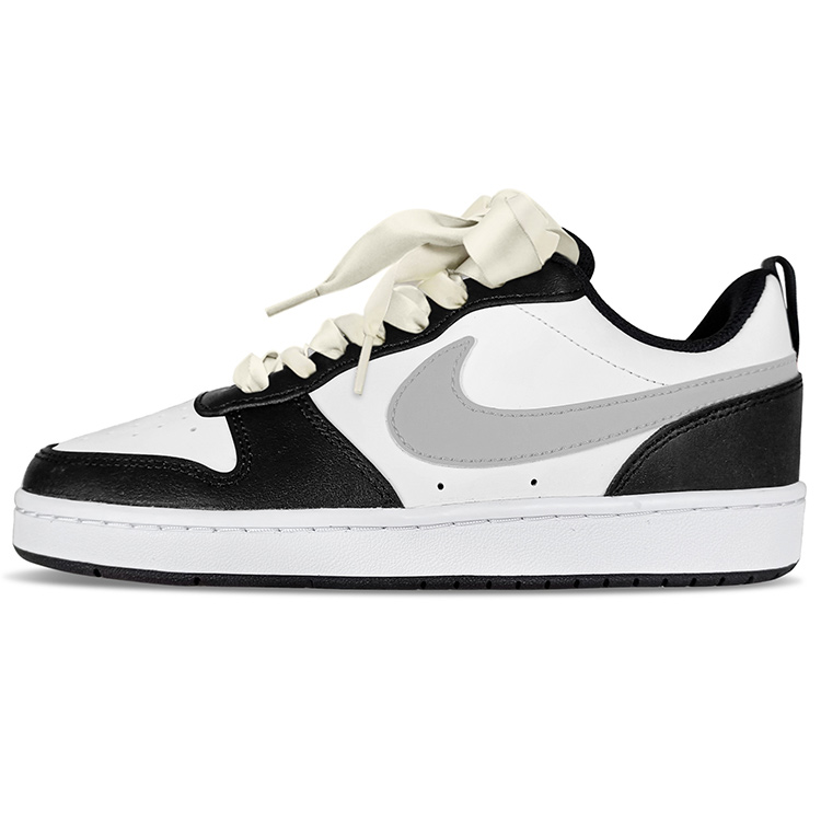 

Кроссовки Nike Court Borough Skateboarding Shoes Women's Low-top Beige, серый