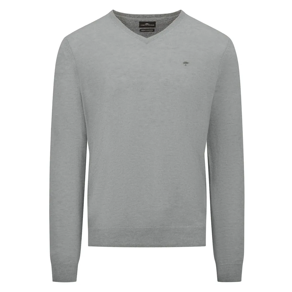 

Свитер Fynch Hatton 1414801 v neck, серый