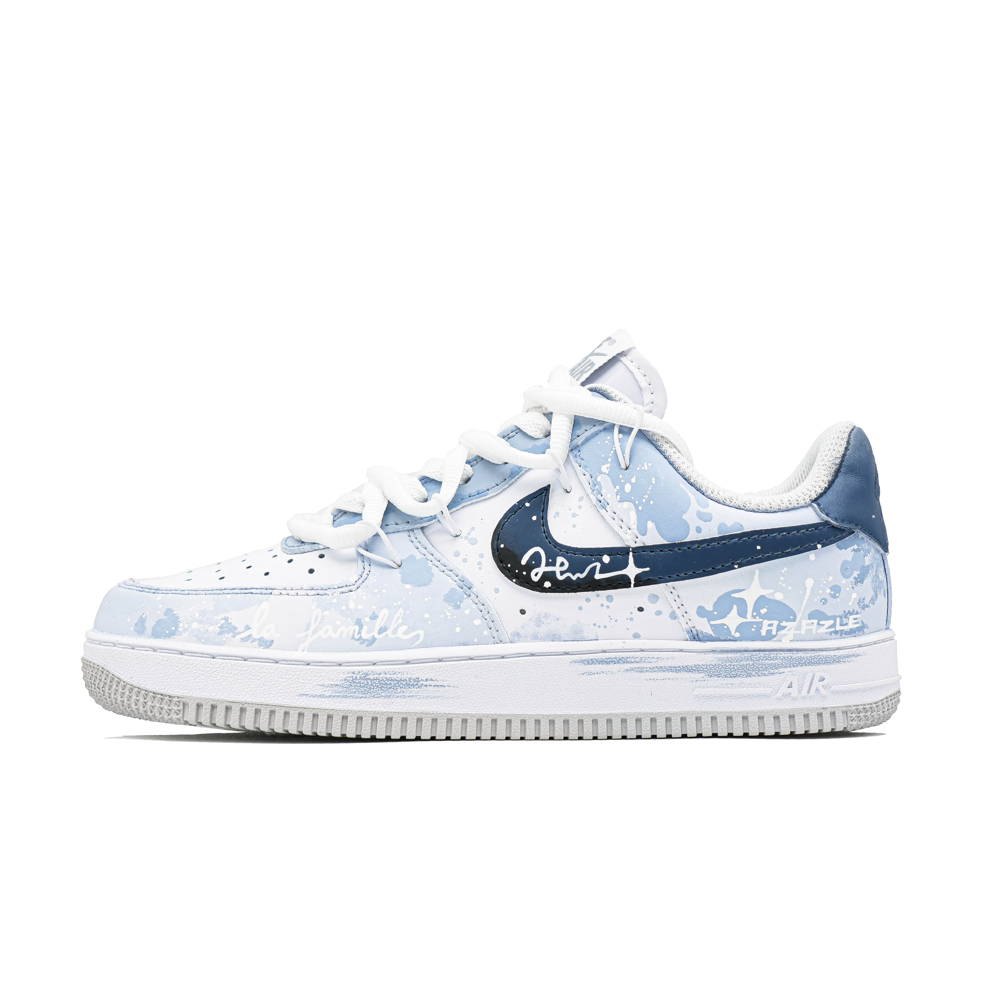 

Nike Кроссовки Air Force 1 Low Top для скейтбординга, мужские, светло-синие
