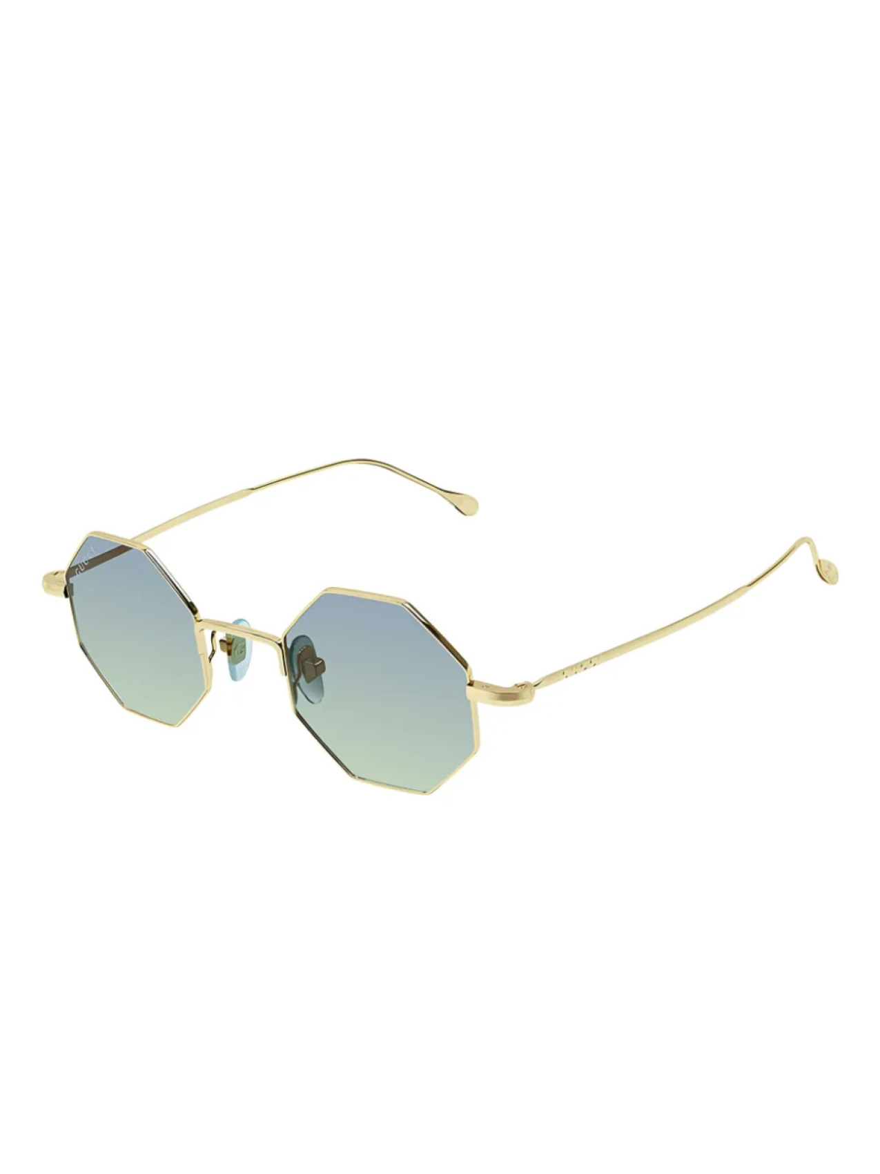 Геометрические солнцезащитные очки Gucci Eyewear, золотой — фото 2