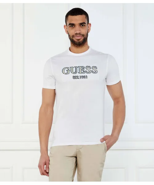 

Футболка Slim fit Guess Jeans, белый