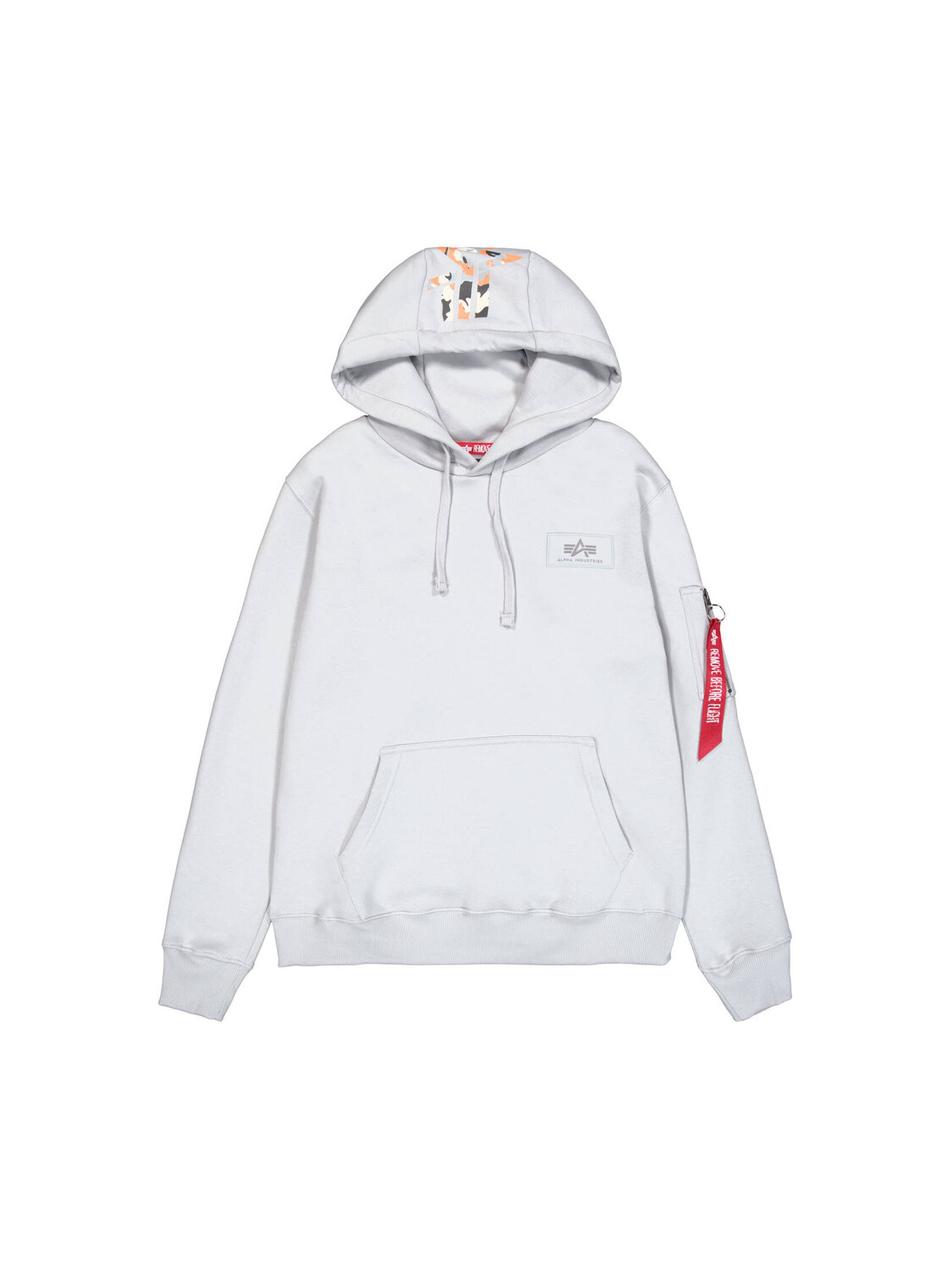 

Толстовка с капюшоном Alpha Industries, серый