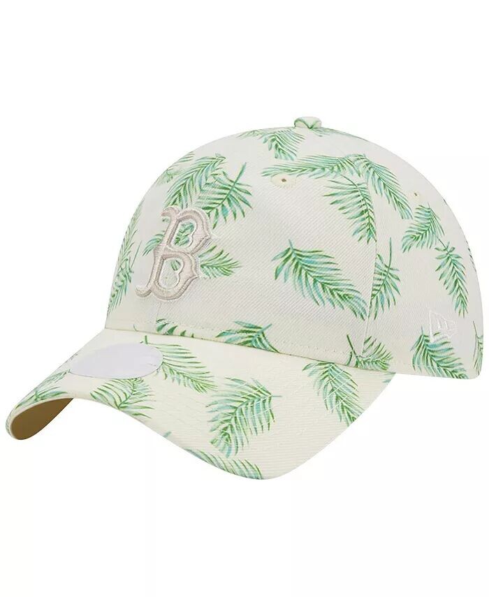 

Женская белая регулируемая кепка Boston Red Sox Palms 9TWENTY New Era, белый