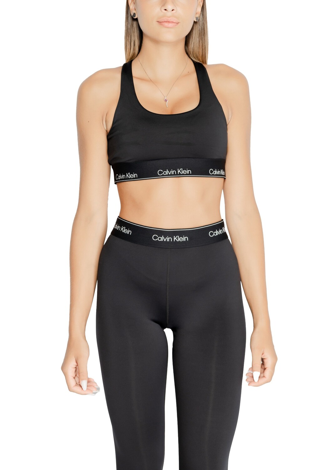 

Бюстгальтер-бралетт Calvin Klein с логотипом бренда, черный