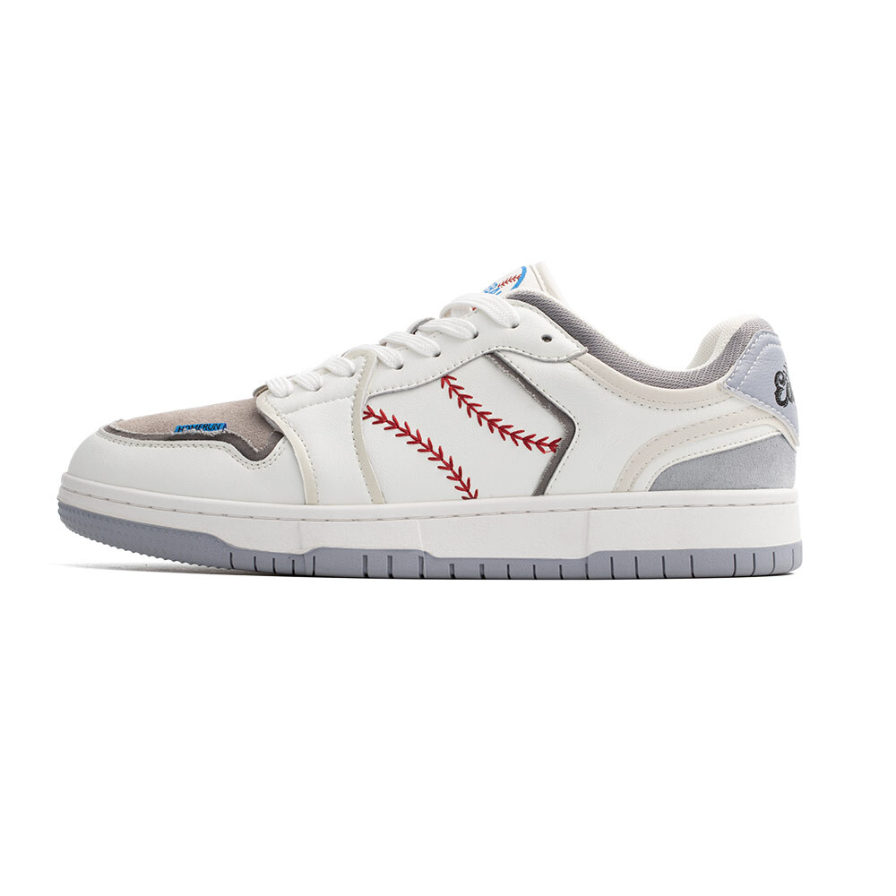 

Кроссовки MR.A Skateboarding Shoes Men Low-top Red, белый/серый