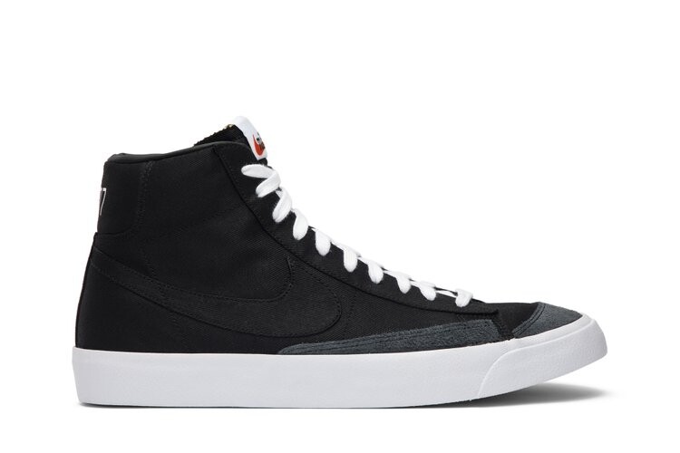 

Кроссовки Nike Blazer Mid '77 Canvas 'Black', черный