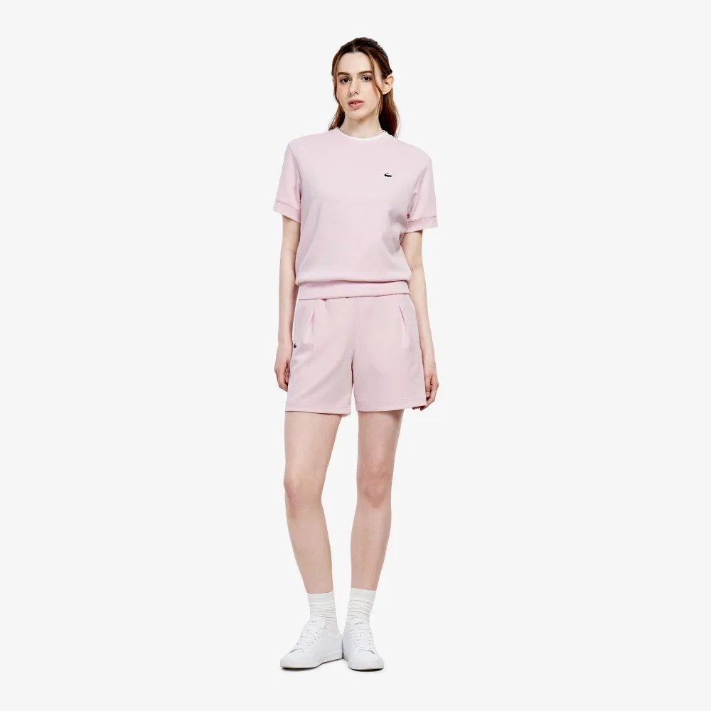 Шорты Lacoste из джерси, розовые