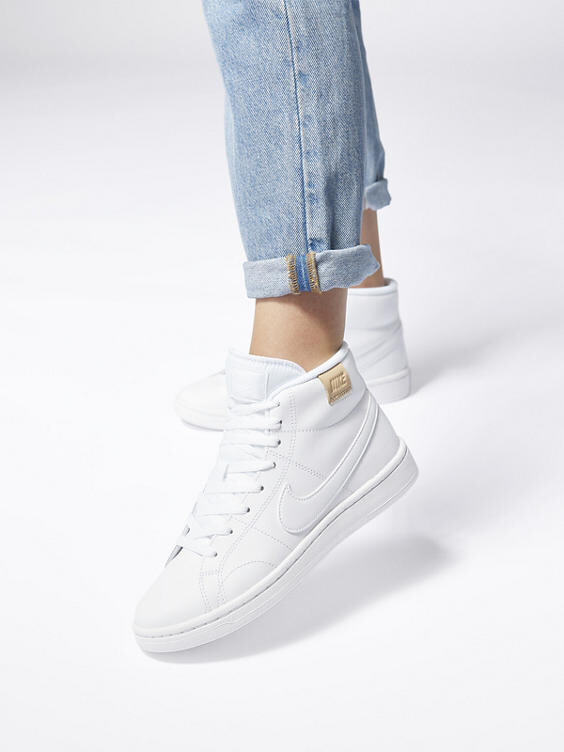 

Кроссовки NIKE COURT ROYALE 2 MID среднего кроя WMNS Nike, белый