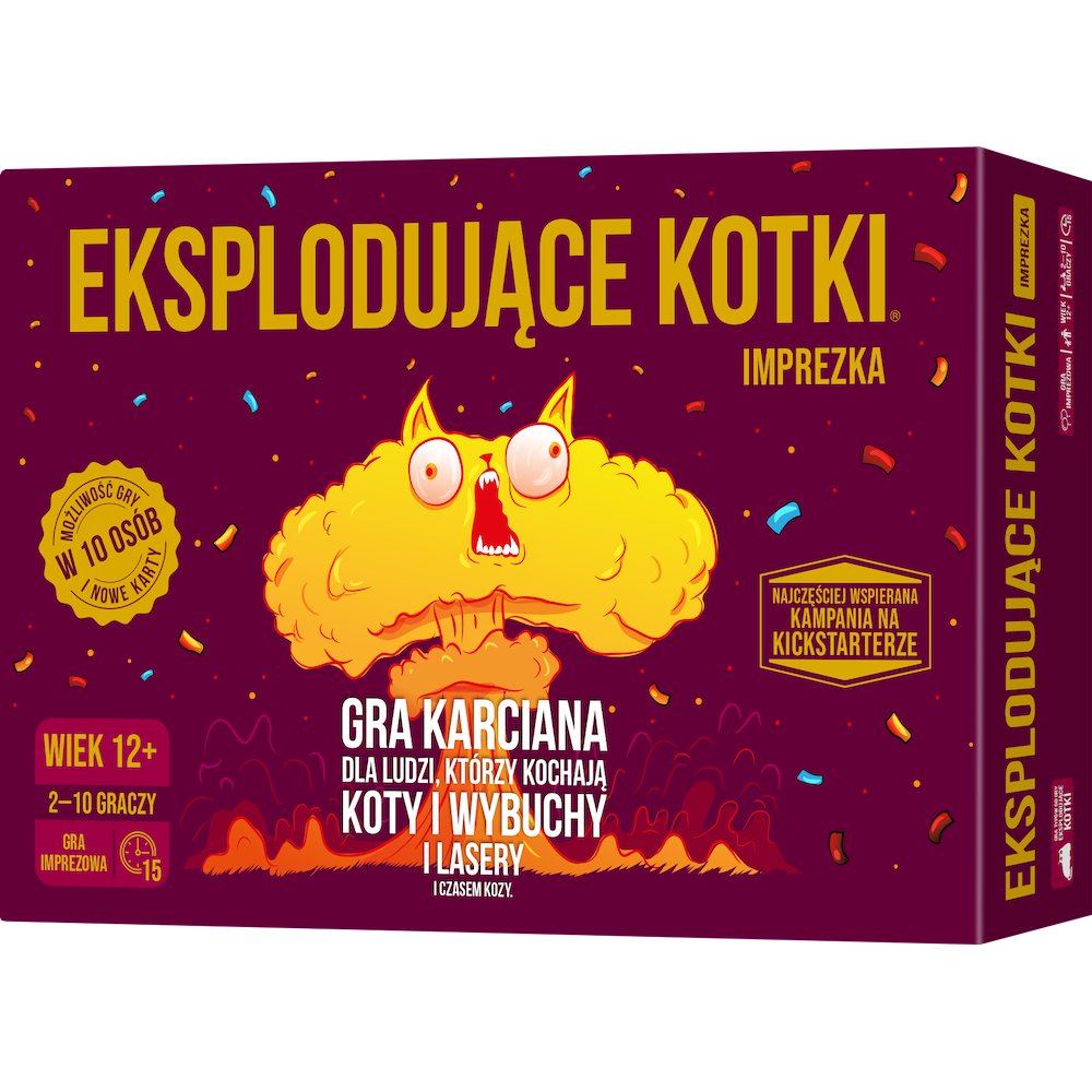 

Exploding Kittens: Party (тихая версия), игра для вечеринок, Rebel