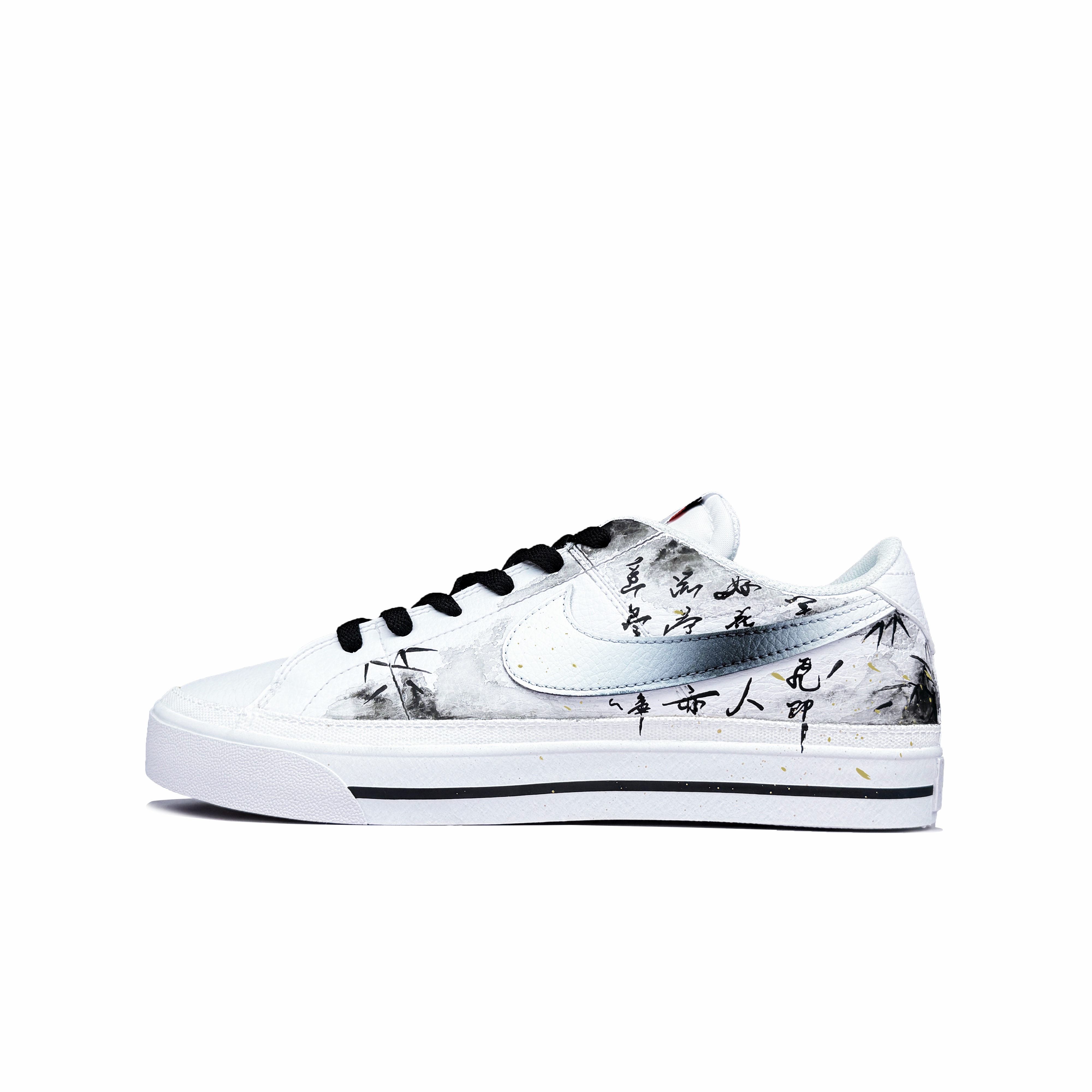 

Nike Кроссовки Court Legacy Bamboo Grove Music Pavilion, износостойкие, низкие, для скейтбординга, мужские, черно-белые