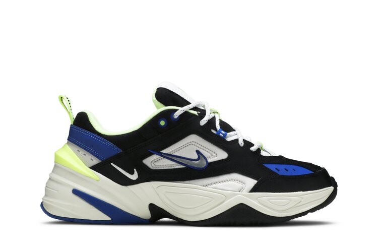 

Кроссовки Nike M2K Tekno 'Black Royal Volt', черный