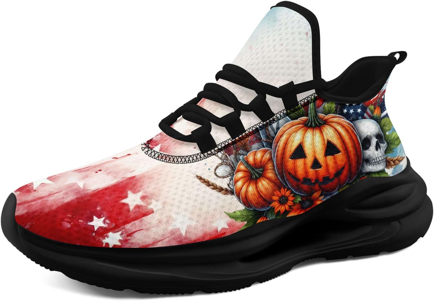 

Кроссовки AWSOLE для мужчин и женщин, фестивальные, с рисунком тыквы, легкие, стильные, спортивные, модные, для прогулок, подарок, белый/черный/красный/синий/оранжевый