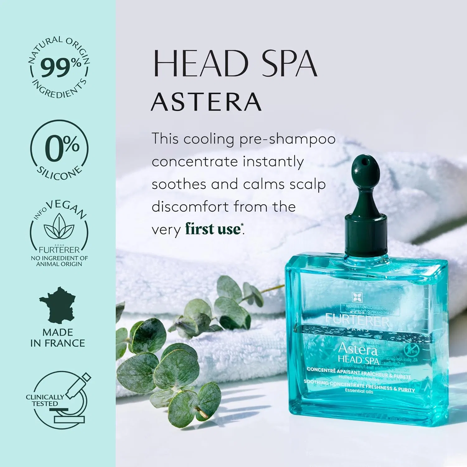 Успокаивающий концентрат для кожи головы Astera Head Spa 50 мл от Rene Furterer Rene Furterer — фото 2