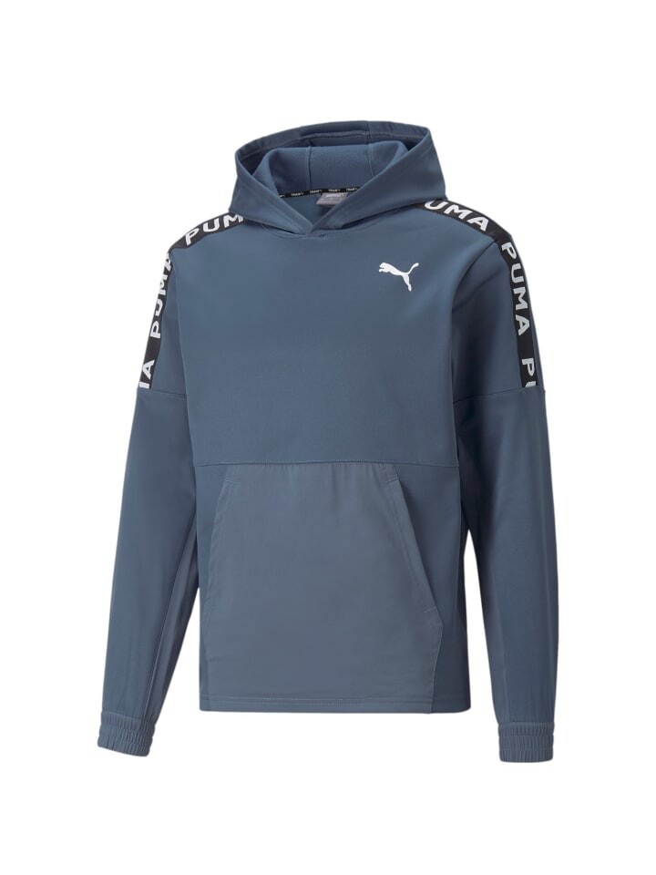 

Пуловер Puma Fit Fleece Hoodie Pullover, синий