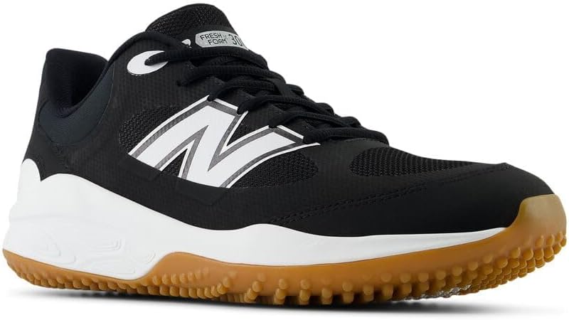 Мужские бейсбольные кроссовки New Balance Fresh Foam 3000 V7 Turf-Trainer, белый/черный — фото 2