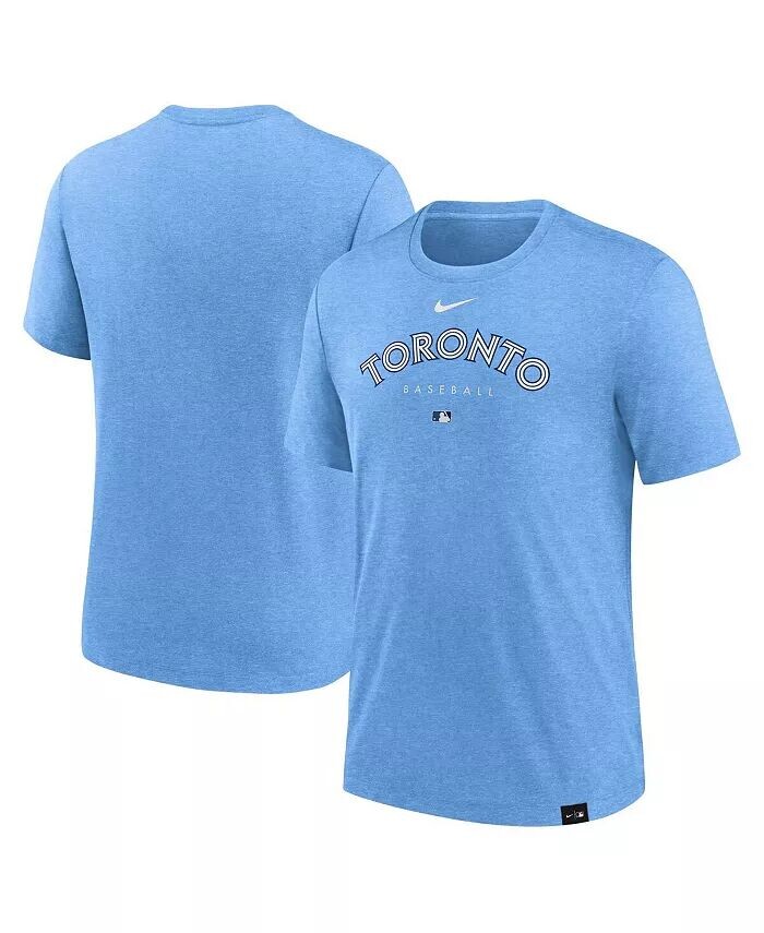 

Мужская футболка Heather Powder Blue Toronto Blue Jays Authentic Collection Early Work Tri-Blend Performance Nike