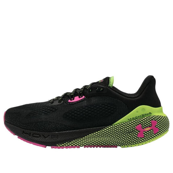 

Кроссовки hovr machina 3 'black lime pink' Under Armour, черный