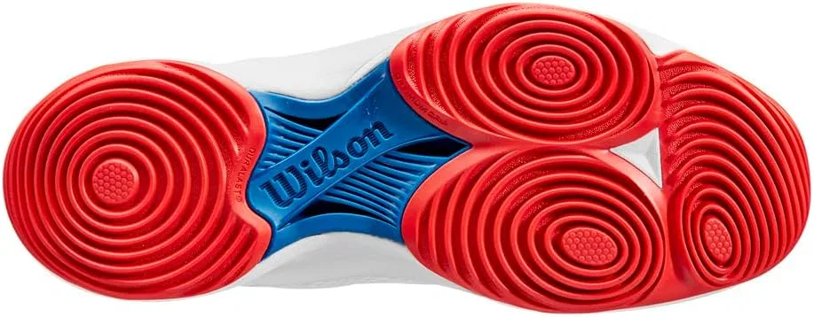 Кроссовки для падел Hurakn 2.0 Wilson, белые/синие/красные — фото 3