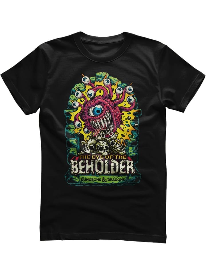 

Dungeons And Dragons Футболка "The Eye Of The Beholder T-Shirt" черного цвета, Черный, Dungeons And Dragons Футболка "The Eye Of The Beholder T-Shirt" черного цвета