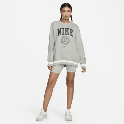 Шорты Nike Sportswear Classic, цвет Dark Grey Heather/Sail — фото 4
