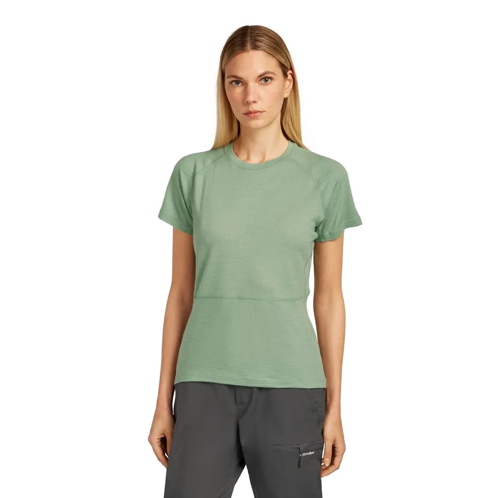 

Футболка Icebreaker Merino 200 Waffle Elevation, зеленый