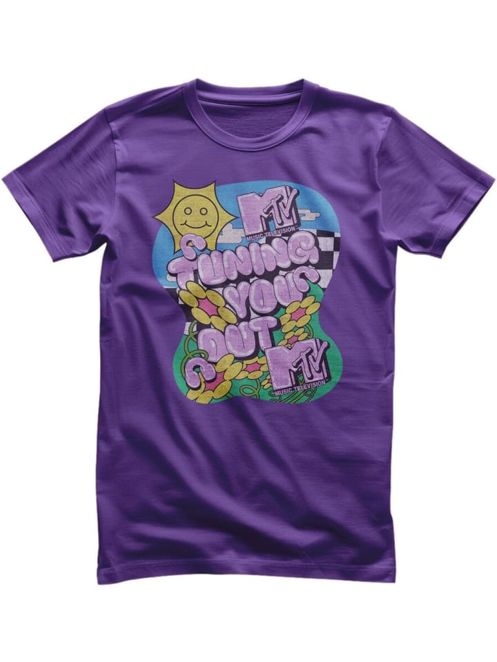 

Футболка MTV Tuning You Out T-Shirt фиолетового цвета MTV, Фиолетовый, Футболка MTV Tuning You Out T-Shirt фиолетового цвета MTV