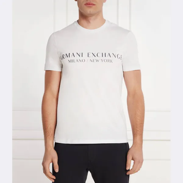 

Облегающая футболка Armani Exchange, белый