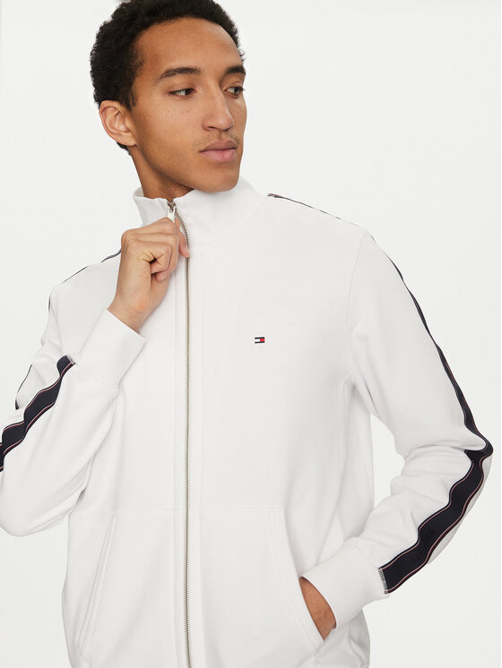 Толстовка обычного кроя Global Stripe MW0MW37468 Tommy Hilfiger, белый — фото 4
