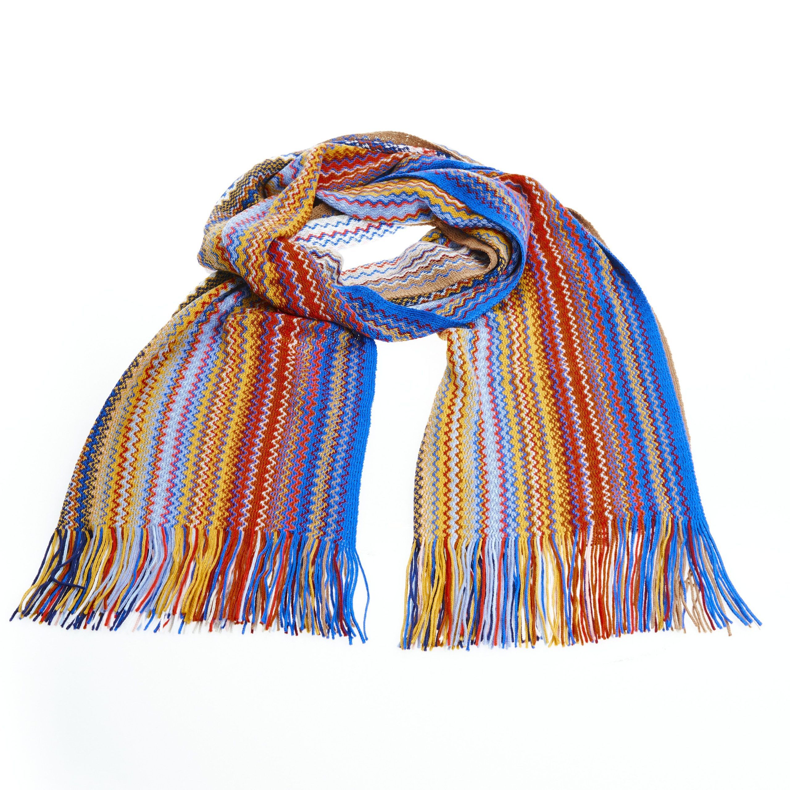 

Многоцветный шерстяной женский шарф Missoni
