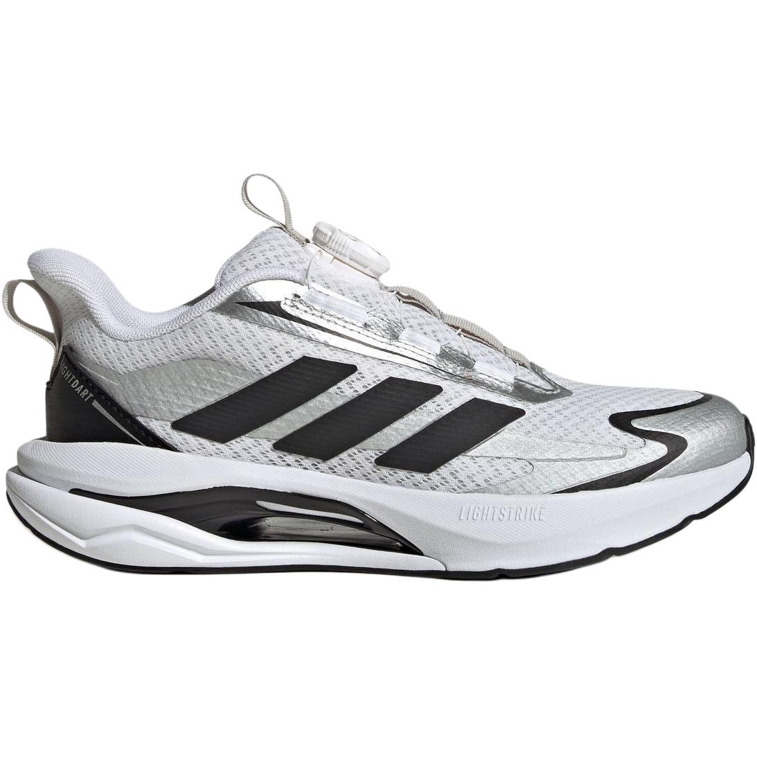 Детские кроссовки для бега с защитой от скольжения и истиранию Adidas, белый — фото 2