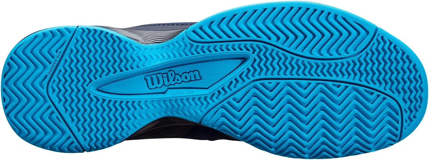 Кроссовки теннисные Wilson Rush Pro L Junior, Navy Blazer/White/Atomic Blue — фото 3