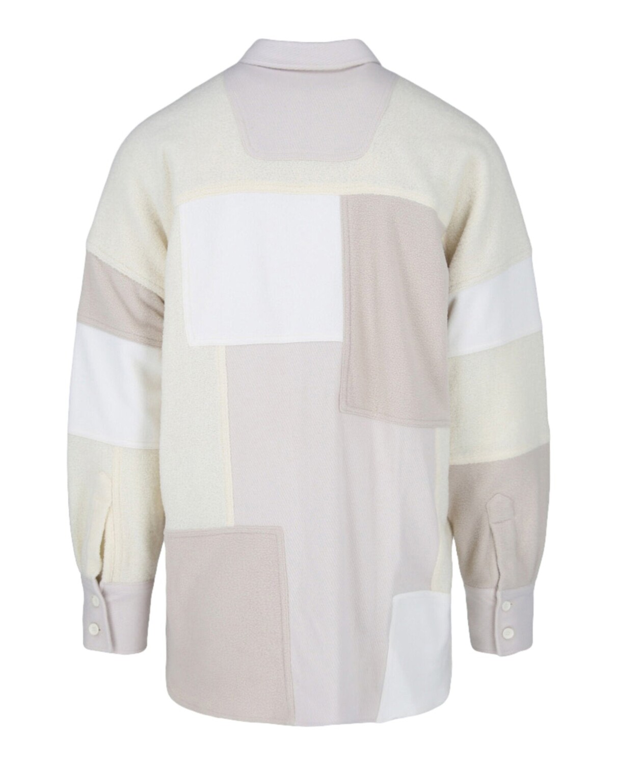 

Куртка-рубашка в стиле пэчворк Ambush, цвет White Multi