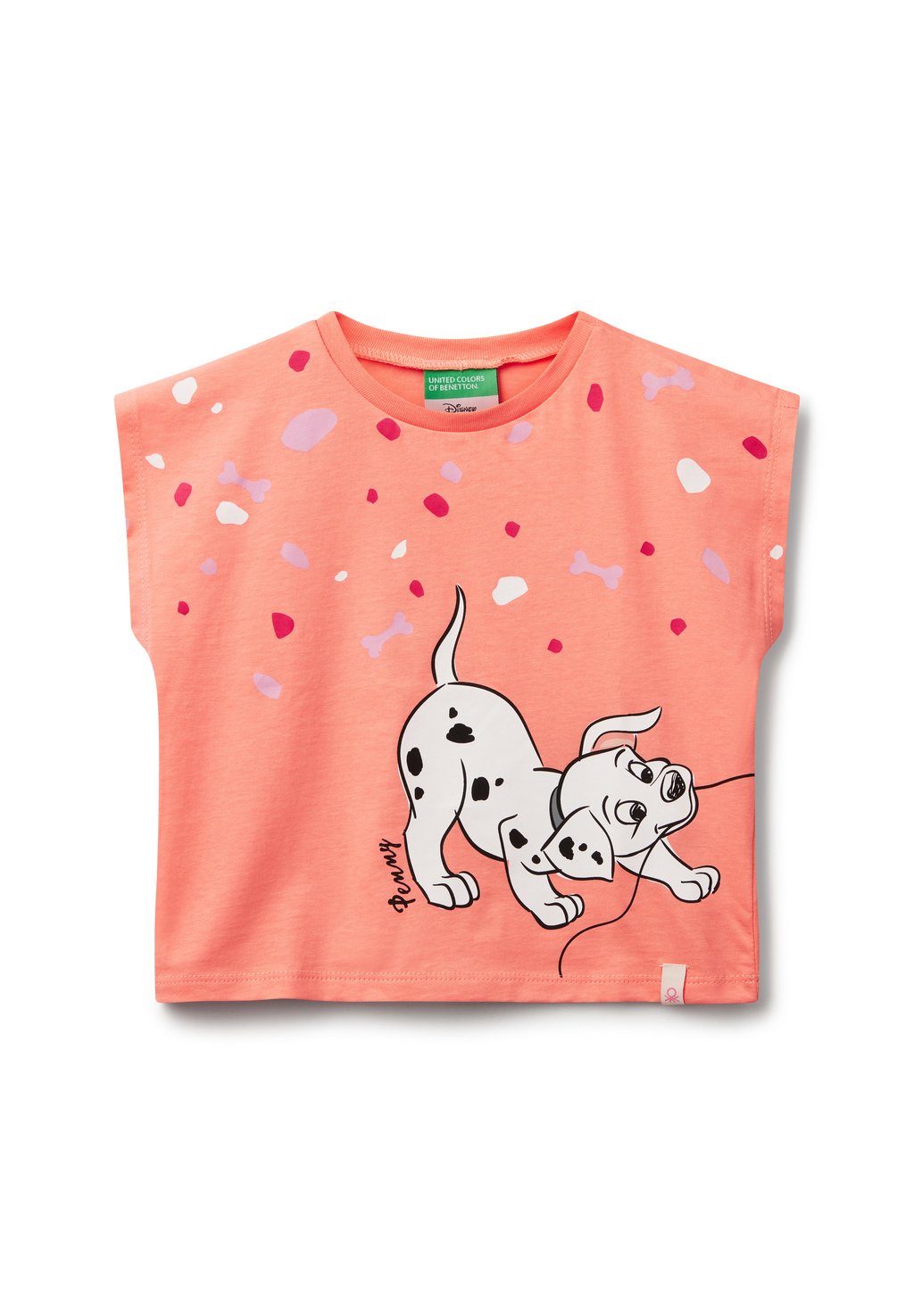 

Футболка с принтом DISNEY THE ARISTOCATS United Colors of Benetton, фуксия