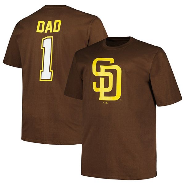 

Футболка #1 Dad San Diego Padres Big & Tall Profile