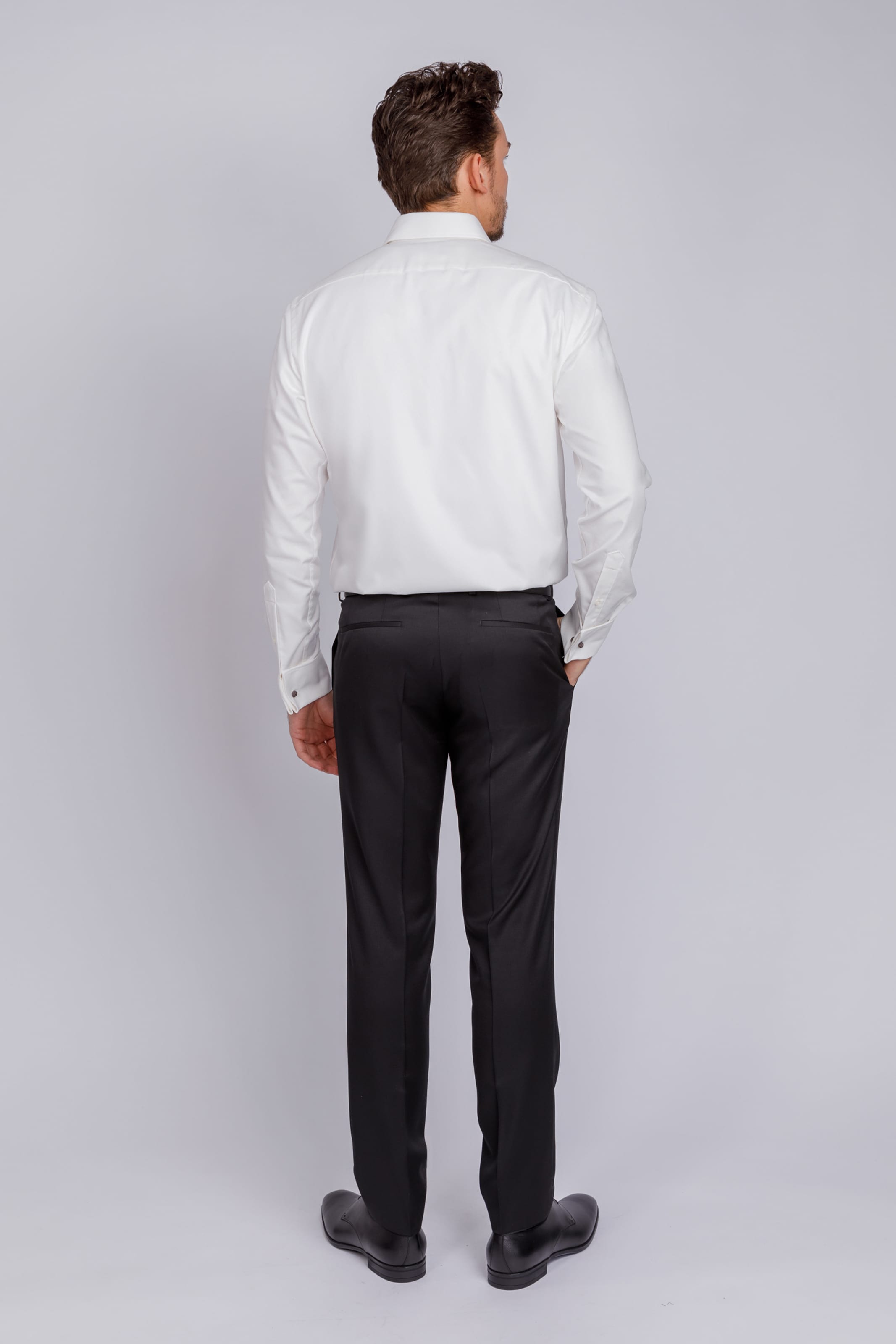 BOSS Рубашка на пуговицах 'Joe' обычного кроя в цвете off white — фото 4