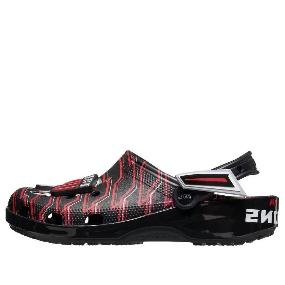 Сабо Crocs x NFL Classic Clog Atlanta Falcons 'Black Red' 213165-90H, черный