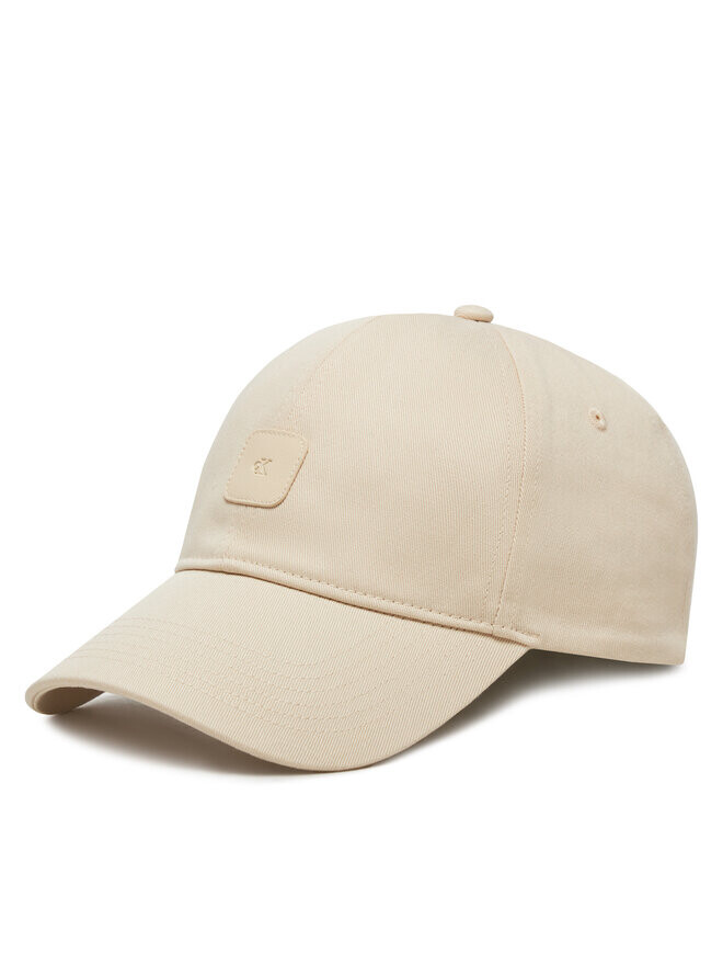 

Бейсболка Calvin Klein Jeans Mono Leather Patch Twill Cap LV04K5052G, бежевый