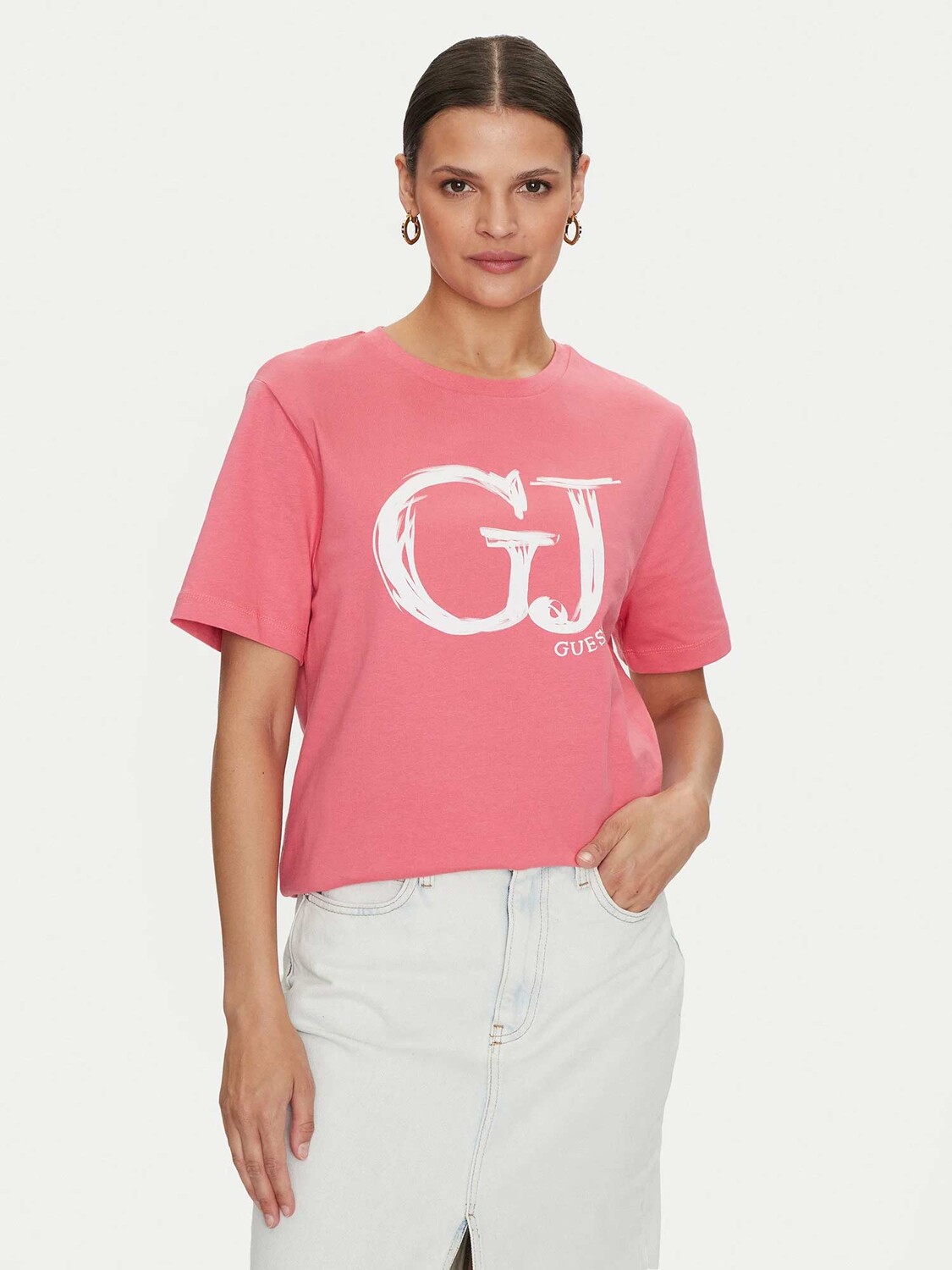 

Футболка Guess SARA GJ SS T-SHIRT, розовый