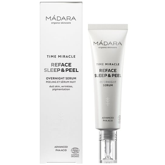 

Отшелушивающая ночная сыворотка для лица, 30 мл Madara, Reface Sleep & Peel