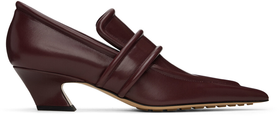 

Бордовые туфли на каблуке-спаде Bottega Veneta, Красный, Бордовые туфли на каблуке-спаде Bottega Veneta