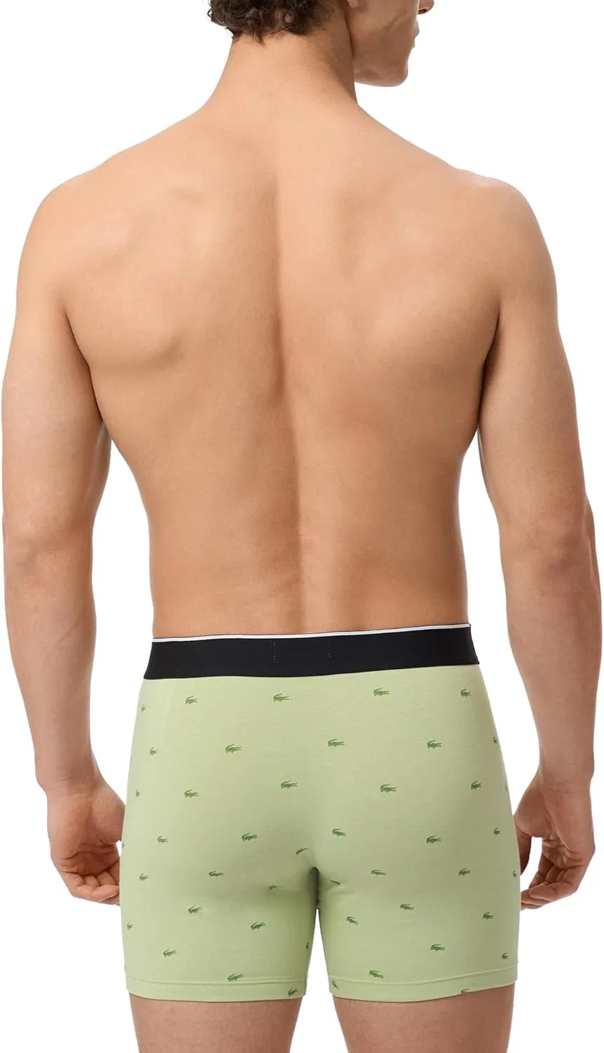 Боксеры Lacoste Birch/Lamb's Lettuce/Sino — фото 3