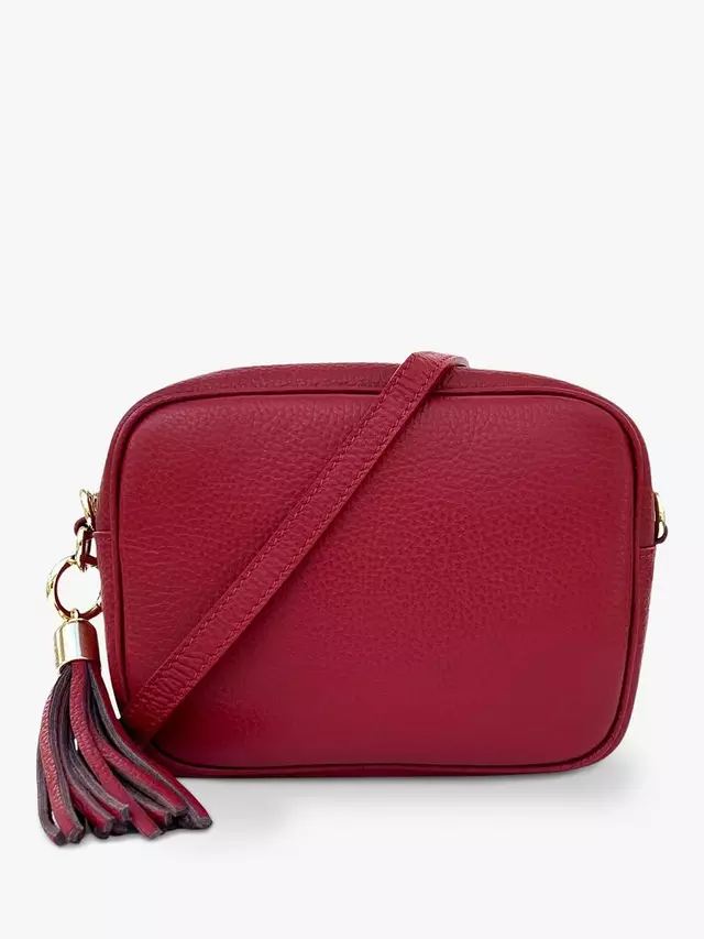 

Сумка кросс-боди Apatchy London Apatchy Leather, цвет cherry/red
