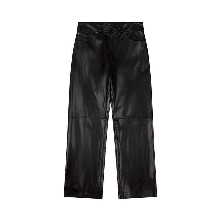 

Брюки Entire Studios Straight Leg Pants, Black Leather