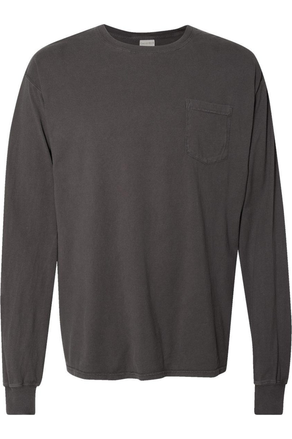 

Футболка с длинным рукавом ComfortWash by Hanes Garment-Dyed с карманом, цвет new railroad grey