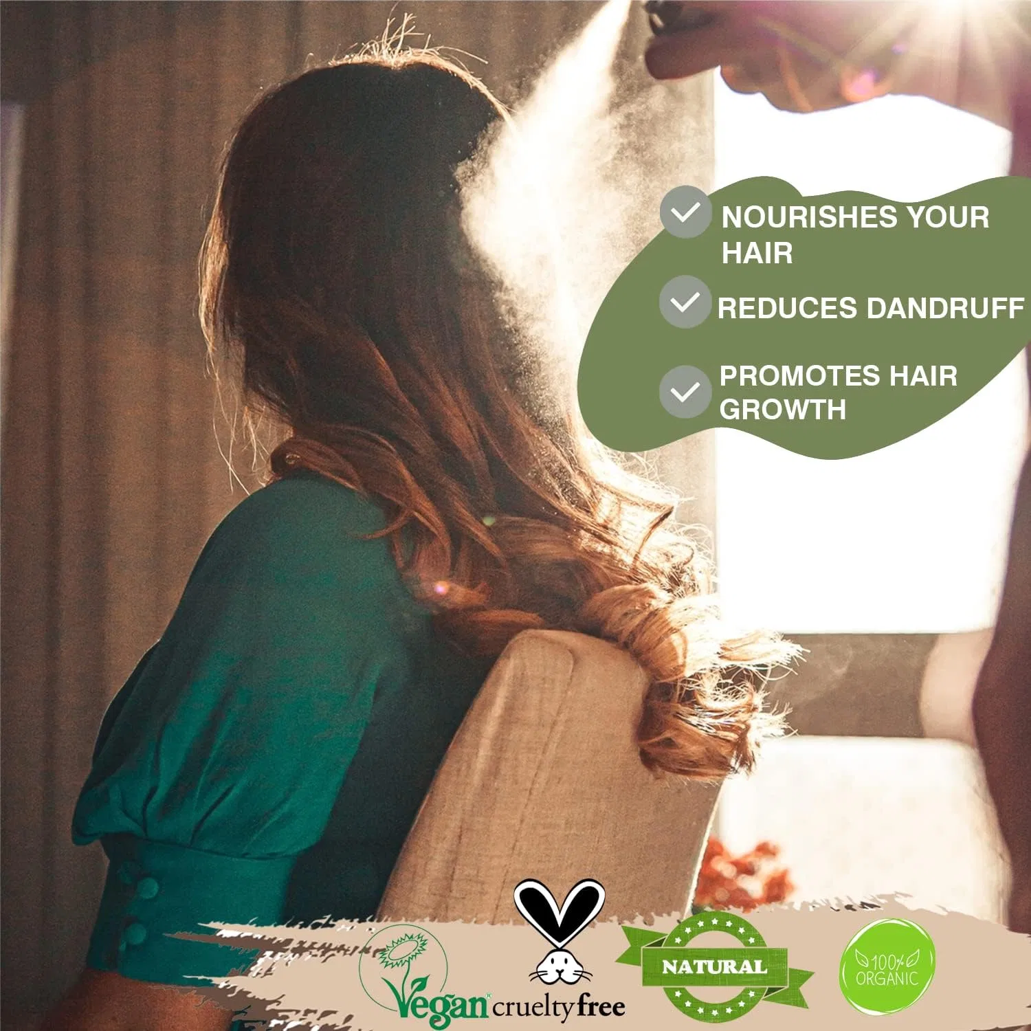 Вода розмариновая 500 мл для роста волос и тоник для жирной кожи B.O.T Cosmetic & Wellness — фото 3