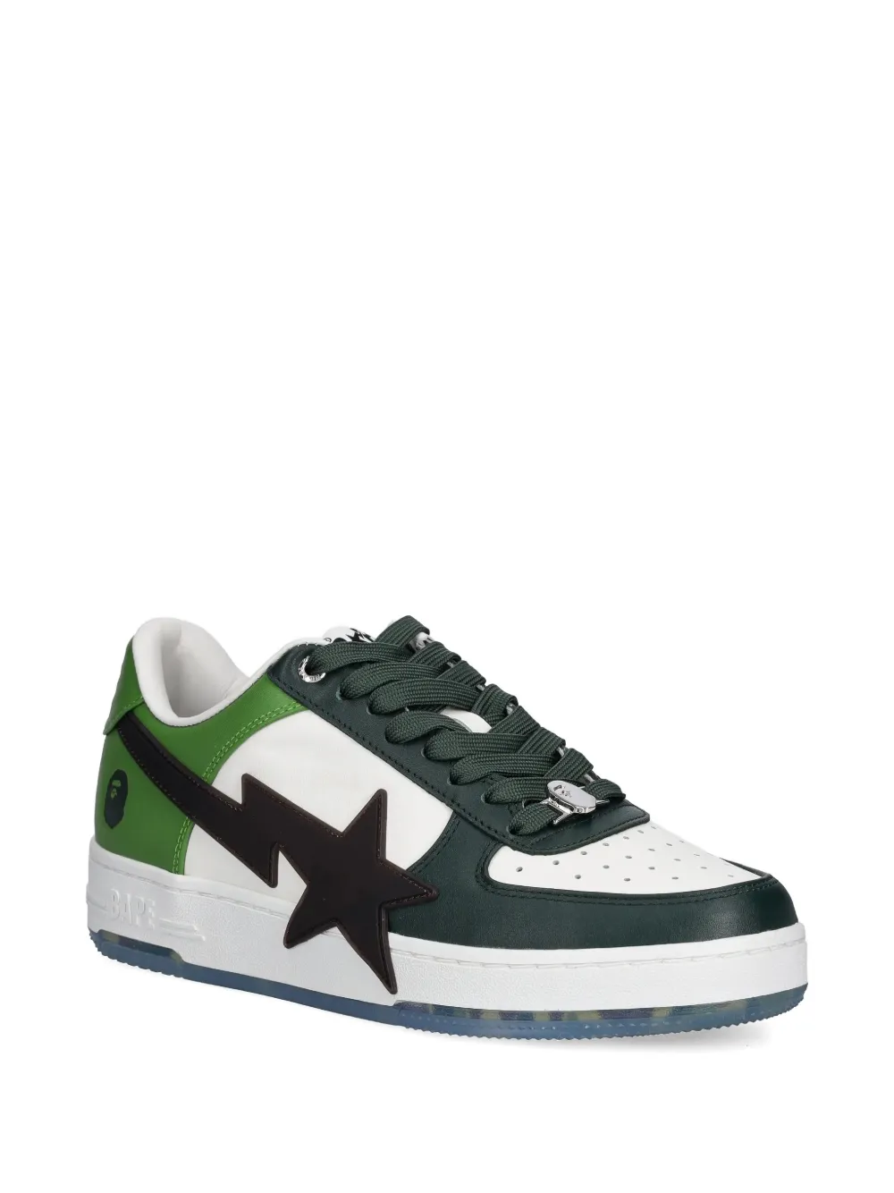 Кроссовки bape sta os m2 A BATHING APE, зеленый — фото 2
