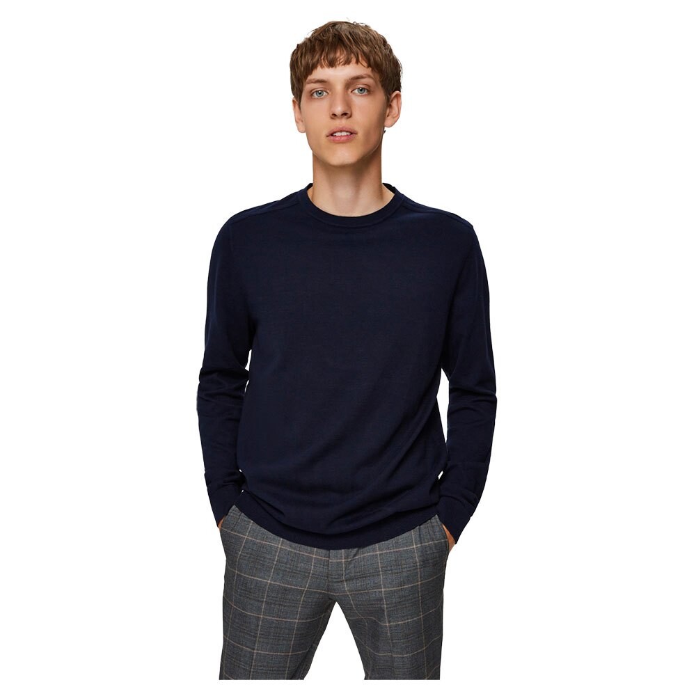 

Свитер Selected Berg Crew Neck, синий