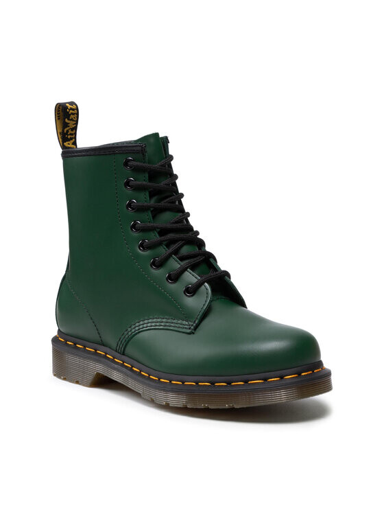 

Ботинки на шнуровке Dr. Martens, зеленый