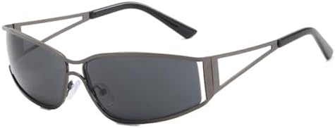 

Солнцезащитные очки 2027 года для женщин и мужчин, большие солнцезащитные очки с градиентным переходом цвета, очки в стиле стимпанк, солнцезащитные очки MTZJH, Gun Gray